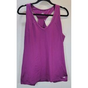 Alo Yoga‎ CoolFit Racerback Athletic Tank Top Purple XXL